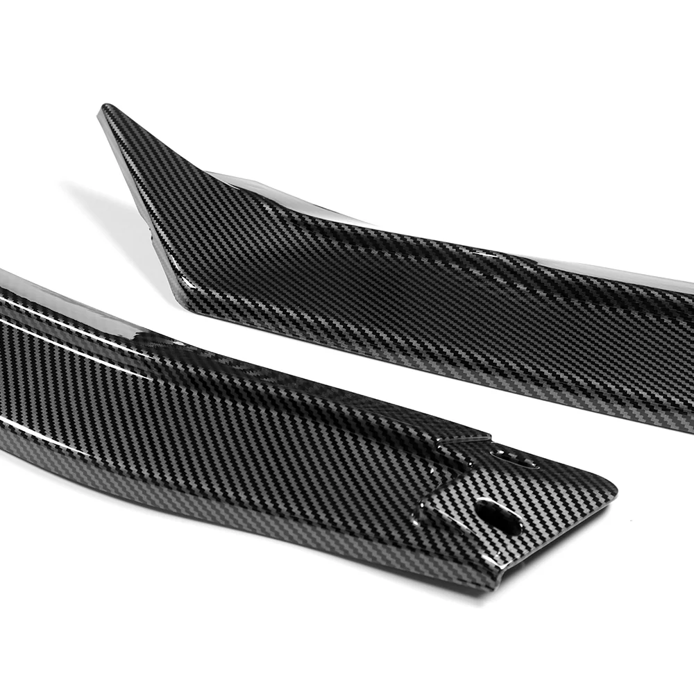 STP-Style For 2019-2024 Nissan Maxima Front Bumper Splitter Spoiler Lip 5PCS -Carbon Look Style - Image 2