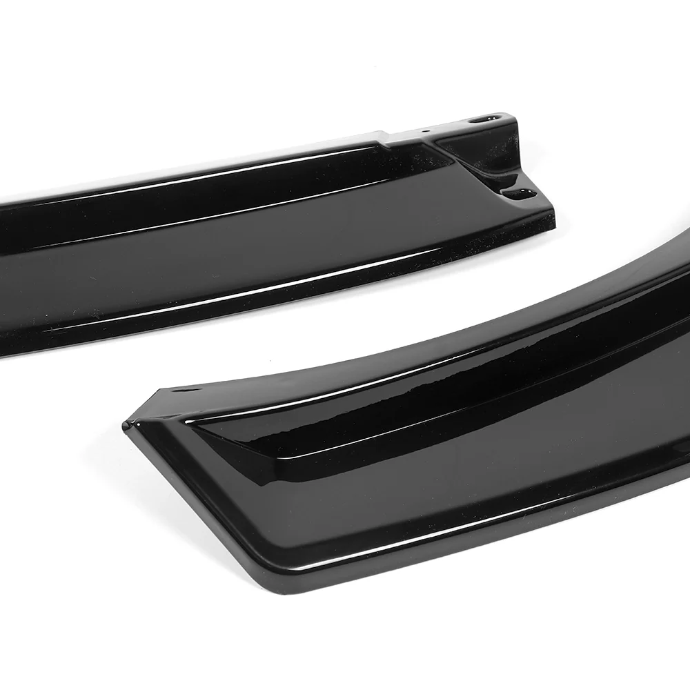 STP-Style For 2021 2022 2023 2024 Toyota Camry SE XSE Front Bumper Lower Lip Splitter -Painted Black - Image 4