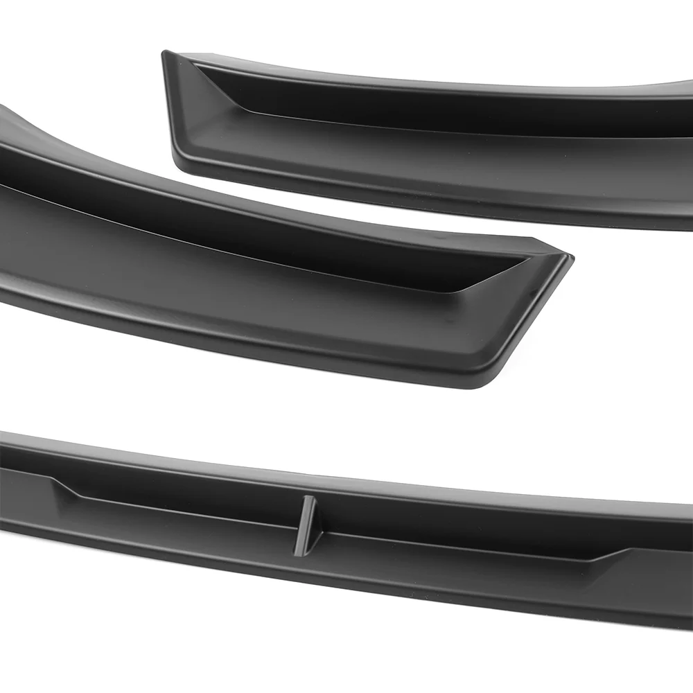 STP-Style For 2021 2022 2023 2024 Toyota Camry SE XSE Front Bumper Lower Lip Splitter -Unpainted Matte Black - Image 4