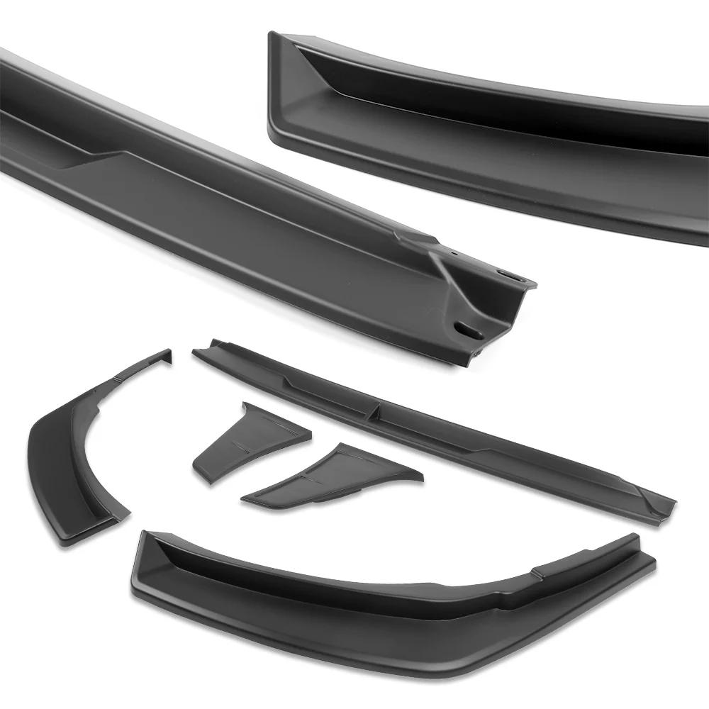 STP-Style For 2021 2022 2023 2024 Toyota Camry SE XSE Front Bumper Lower Lip Splitter -Unpainted Matte Black - Image 5