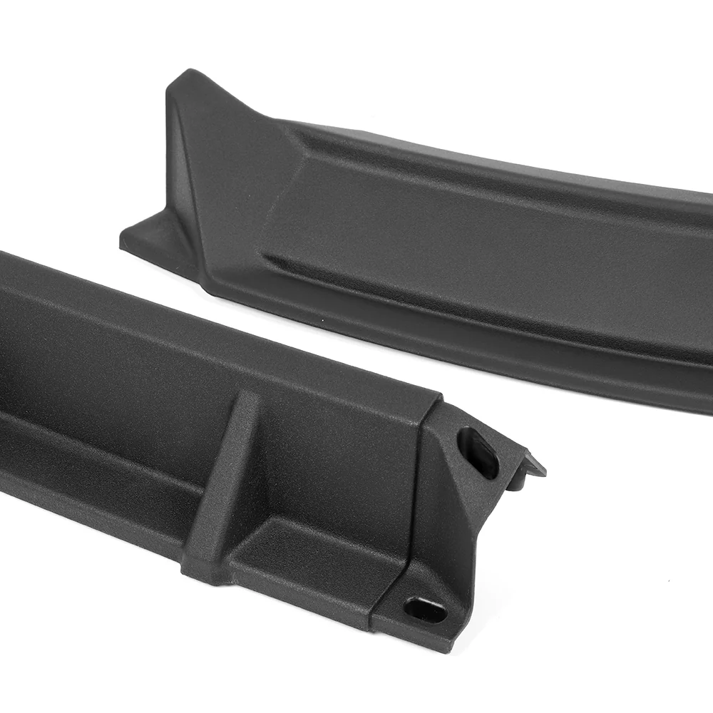 STP-Style For 2022-2024 Ford Maverick Front Bumper Splitter Spoiler Lip 5PCS -Unpainted Matte Black - Image 2