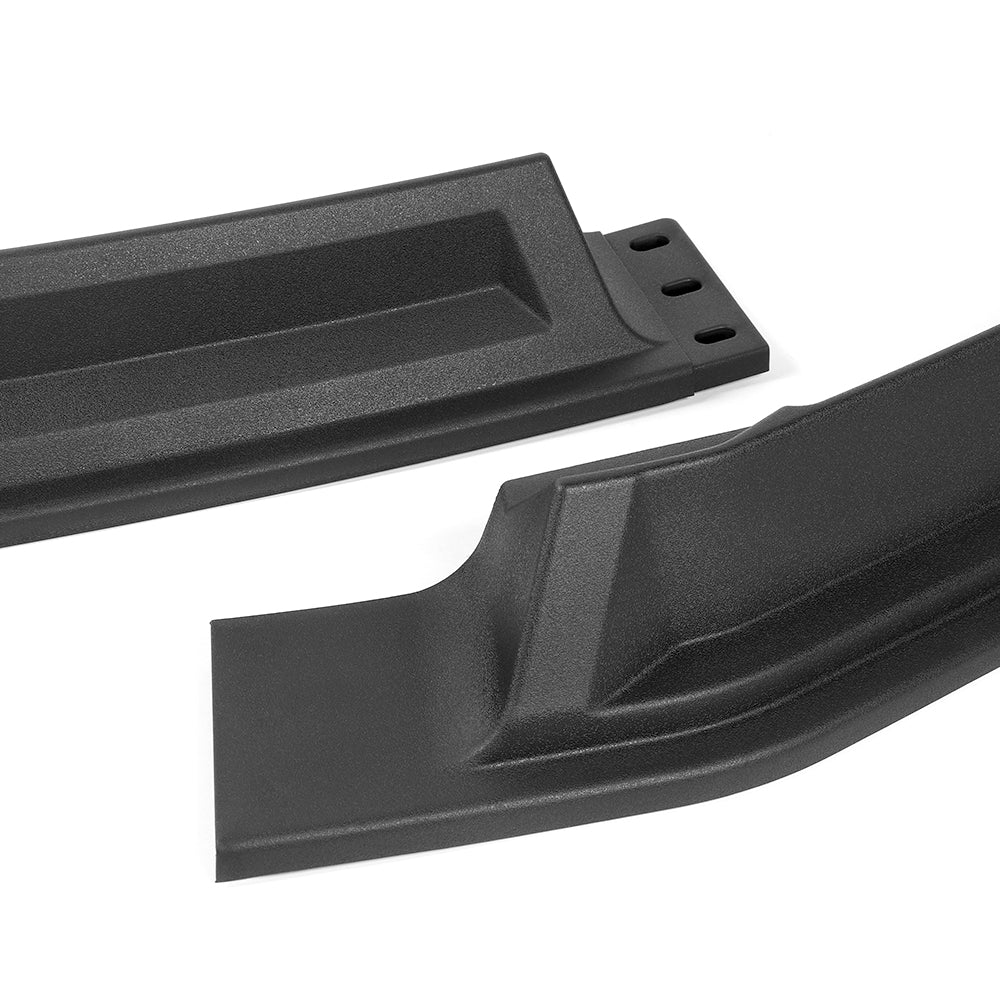 STP-Style For 2024 2025 2026 Ford F150 F-150 Front Bumper Lower Lip Splitter -Unpainted Matte Black - Image 2