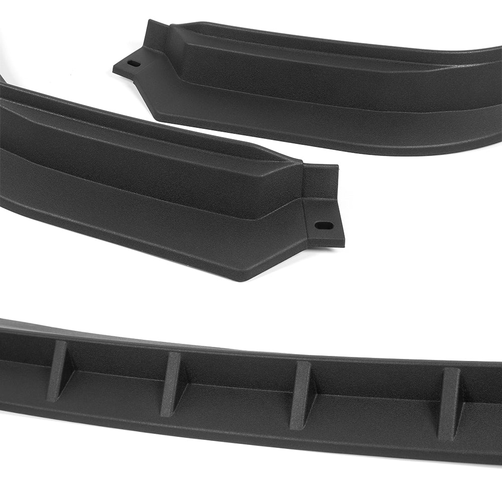 STP-Style For 2025 2026 2027 Ford Maverick XL Pickup Front Bumper Lower Lip Splitter -Unpainted Matte Black - Image 3