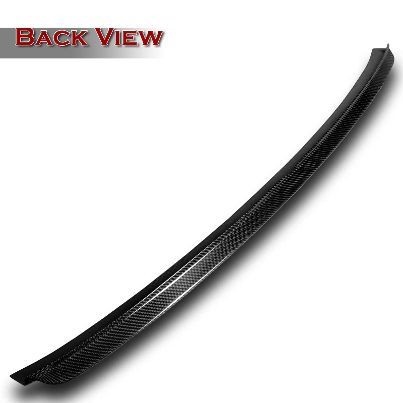 STP-Style Rear Trunk Lip Duckbill Spoiler Wing For 1999-2005 BMW E46 M3 3-Series 2-DR / Coupe -Real Carbon Fiber - Image 4