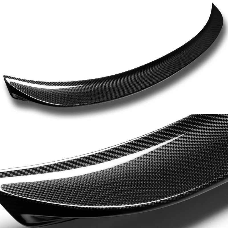 STP-Style Rear Trunk Lip Duckbill Spoiler Wing For 2015-2020 Subaru Legacy -Real Carbon Fiber - Image 2