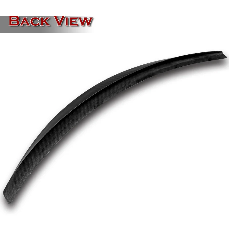 STP-Style Rear Trunk Lip Duckbill Spoiler Wing For 2017-2023 Tesla Model 3 -Matte Carbon Fiber - Image 4