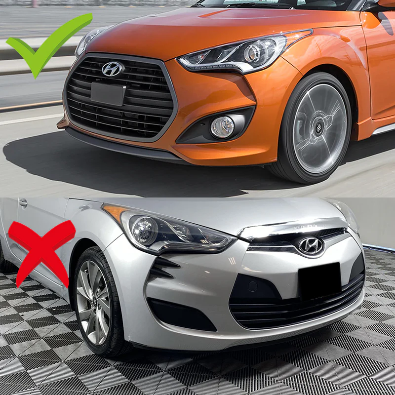 STP-Style Rear Trunk Lip Spoiler Wing For 2013-2017 Hyundai Veloster Turbo -Real Carbon Fiber - Image 8