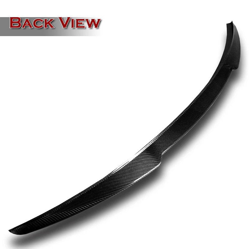 STP-Style Rear Trunk Lip Spoiler Wing For 2016-2024 Chevrolet Malibu Sedan 4-DR -Real Carbon Fiber - Image 4