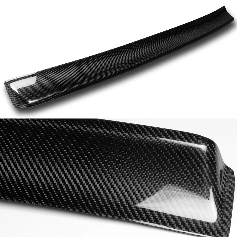 STP-Style Rear Window Roof Visor Wing Spoiler For 2016 - 2023 Nissan Maxima -Real Carbon Fiber - Image 2