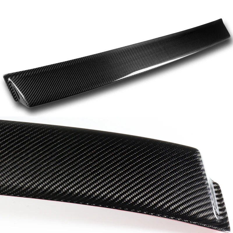 STP-Style Rear Window Roof Visor Wing Spoiler For 2018-2021 Mercedes-Benz W238 E-Class 2-DR / Coupe -Real Carbon Fiber - Image 2
