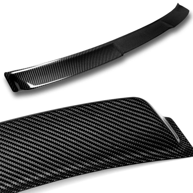 STP-Style Rear Window Roof Visor Wing Spoiler For 2018-2022 Honda Accord 4-DR / Sedan -Real Carbon Fiber - Image 2