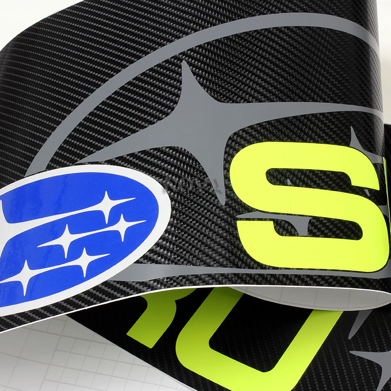 Subaru Carbon Fiber Windshield Banner - Image 4