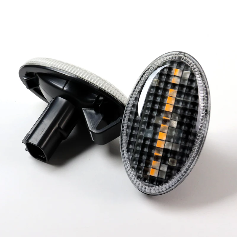 Subaru Impreza WRX STI / Forester / Liberty Amber LED Turn Signal Front Side Marker Lights -Clear Lens - Image 2