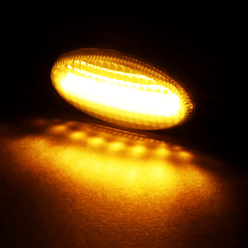 Subaru Impreza WRX STI / Forester / Liberty Amber LED Turn Signal Front Side Marker Lights -Clear Lens - Image 5