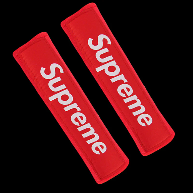 Supreme3M Red Seat Belt Cover X2 - Image 3