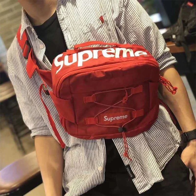 Supreme3M Red Utility Pouch Bumbag Shoulder Messenger Sling Waist Bag NEW 11" x 10" - Image 2