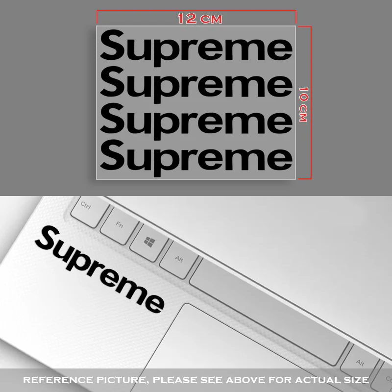 Supreme3M Sticker Box Waterproof Phone Laptop Backpack Skateboard Decals Stickers - Image 5