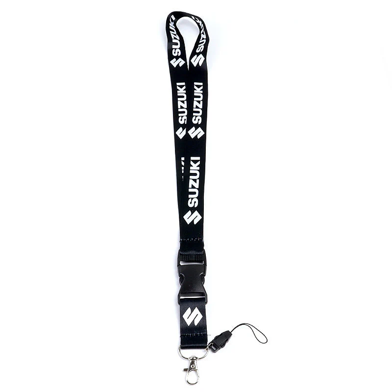 SUZUKI Racing Black Set of Biker Keychain Lanyard Motorcycle Strap Tag with GSX1300R YOSHIMURA Key chain - Image 5