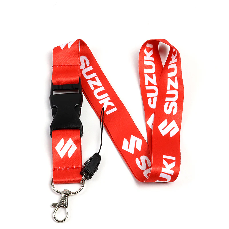 SUZUKI Racing Red/Black Set of Biker Keychain Lanyard Motorcycle Strap Tag with GSX1300R YOSHIMURA Key chain - Image 5