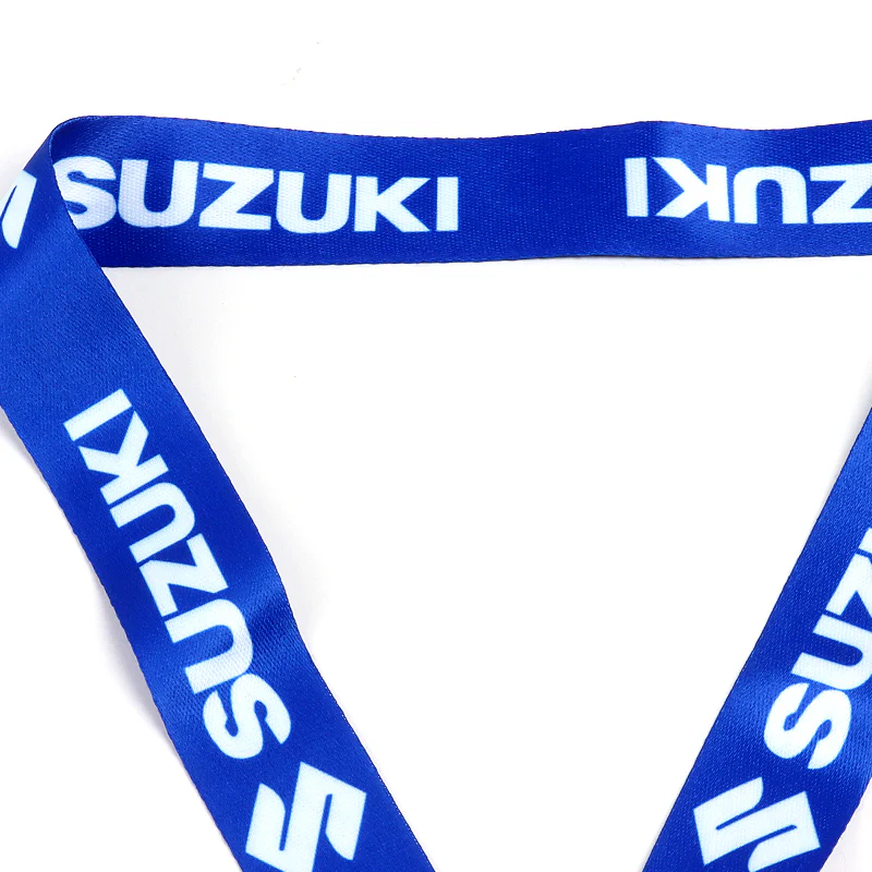 SUZUKI Racing Set of Biker Blue Keychain Lanyard Motorcycle Strap Tag with GSX Backpack Metal Hook Key Ring - Image 8