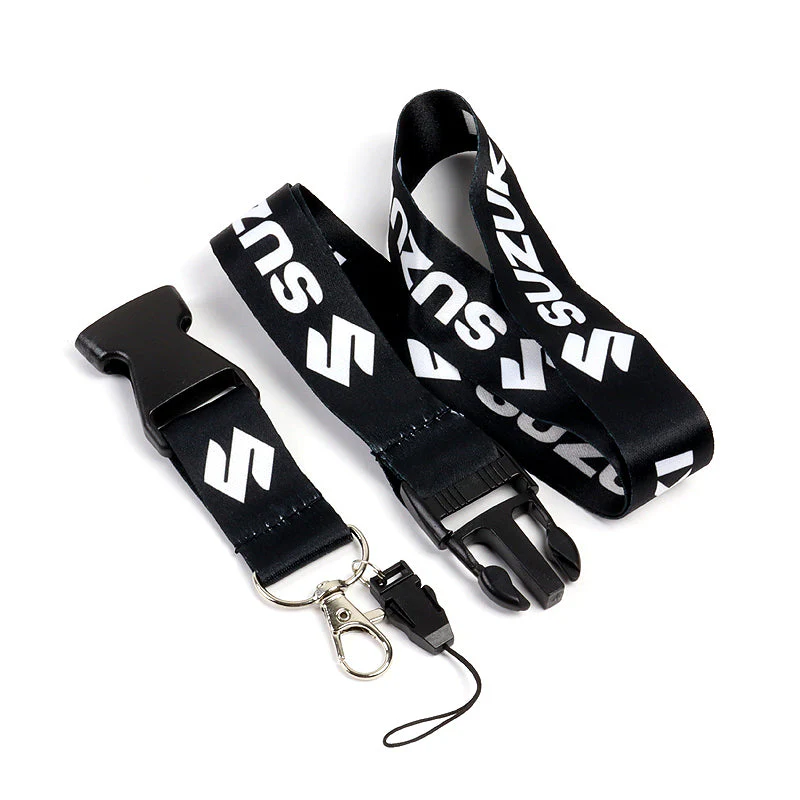 SUZUKI Racing Set of Biker Keychain Lanyard Motorcycle Strap Tag with GSX Backpack Metal Hook Key Ring - Image 3