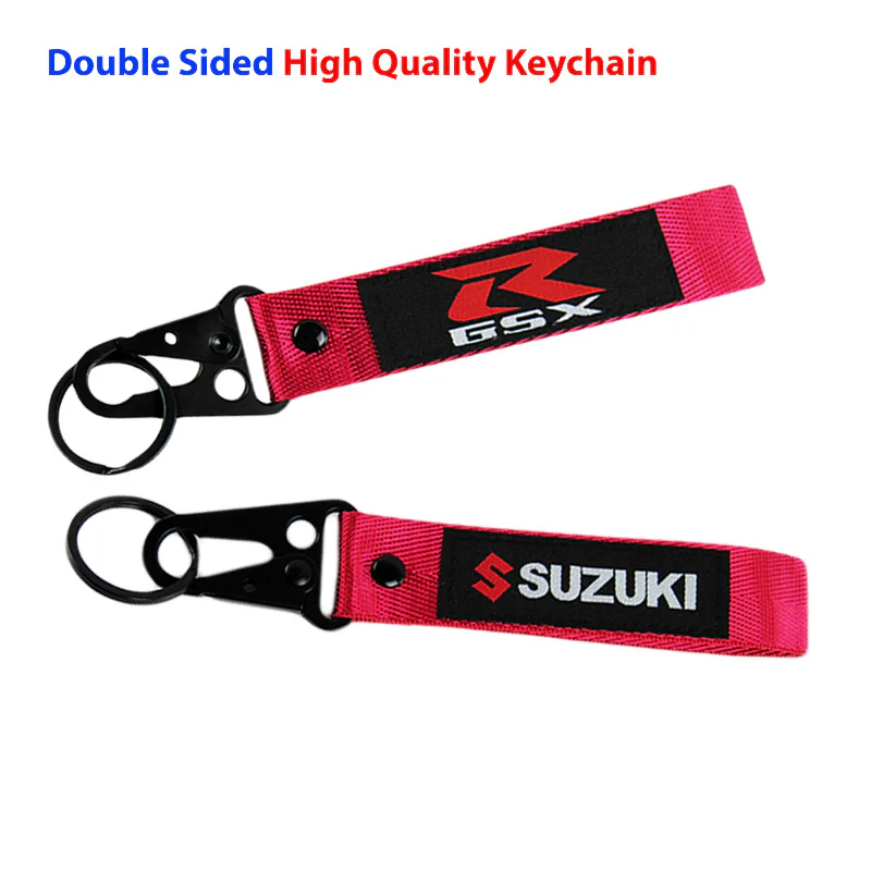 SUZUKI Racing Set of Biker Keychain Lanyard Motorcycle Strap Tag with GSX Backpack Metal Hook Key Ring - Image 5