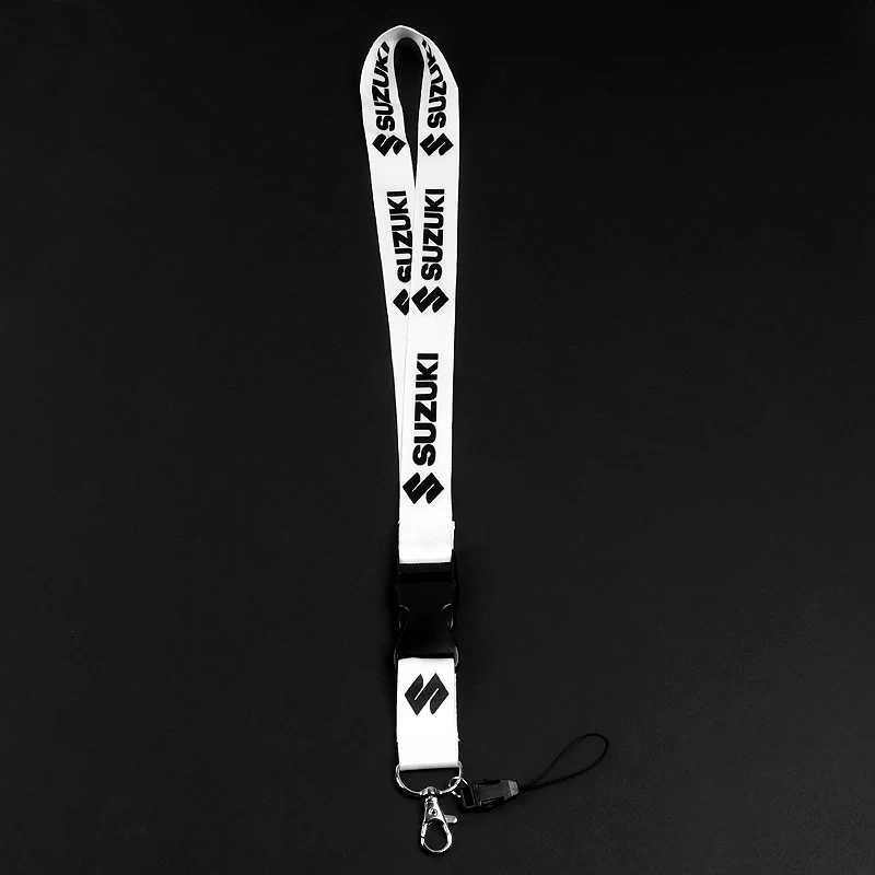 SUZUKI Racing White/Black Set of Biker Keychain Lanyard Motorcycle Strap Tag with GSX1300R YOSHIMURA Key chain - Image 6