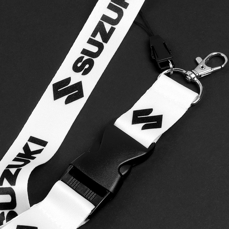 SUZUKI Racing White/Black Set of Biker Keychain Lanyard Motorcycle Strap Tag with GSX1300R YOSHIMURA Key chain - Image 9