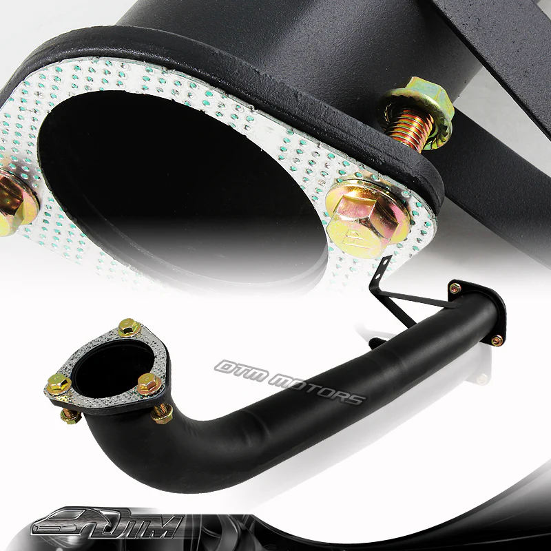 T-304 Black Stainless Steel 3" Down Pipe Exhaust For 1995 1996 1997 1998 Nissan 240SX S13 s14 - Image 4