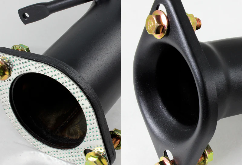 T-304 Black Stainless Steel Turbo Down Pipe Exhaust For 2003 2004 2005 2006 2007 2008 Mitsubishi LANCER EVO 8/9 - Image 2