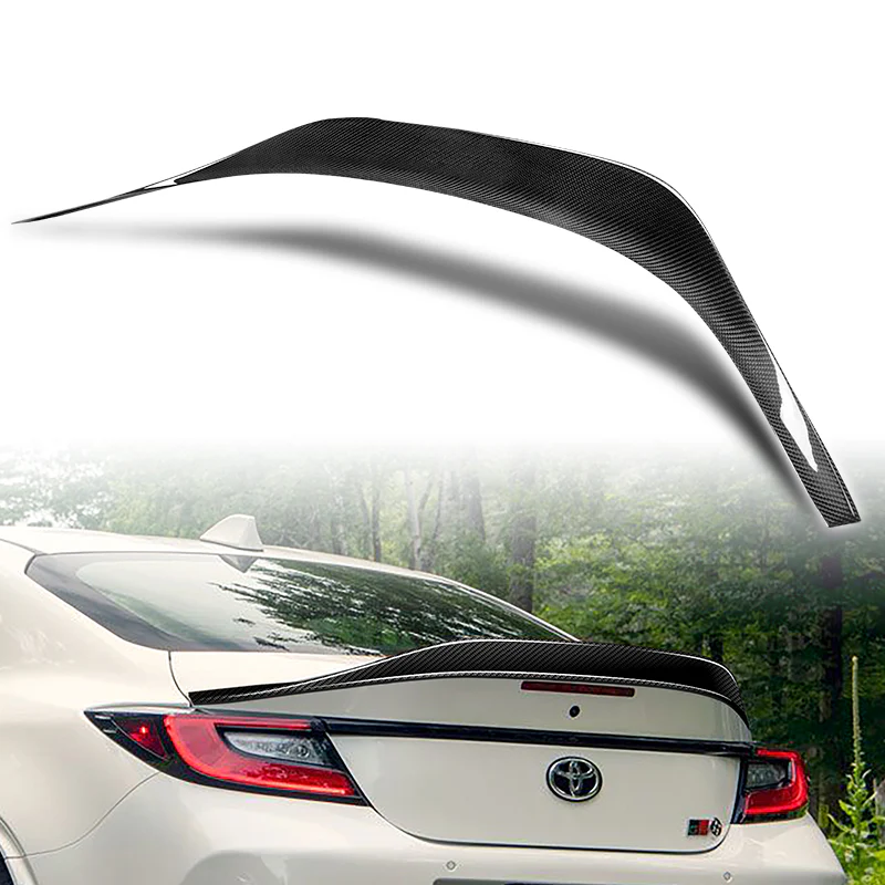 T-Style Rear Trunk Lip Spoiler Wing For 2022-2024 Subaru BRZ / Toyota GR86 -Real Carbon Fiber - Image 6