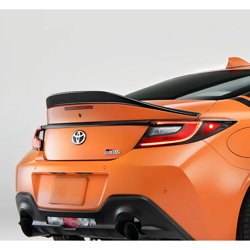 T-Style Rear Trunk Lip Spoiler Wing For 2022-2024 Subaru BRZ / Toyota GR86 -Real Carbon Fiber - Image 8