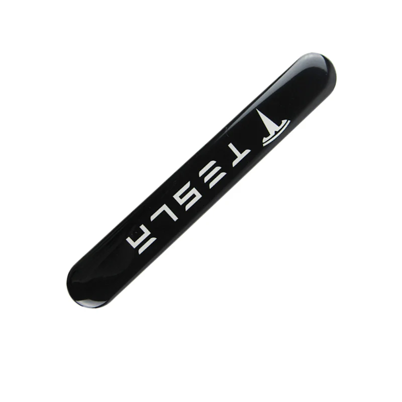 Tesla Black Car Door Rear Trunk Side Fenders Bumper Badge Scratch Guard Sticker New 2 pcs - Image 8