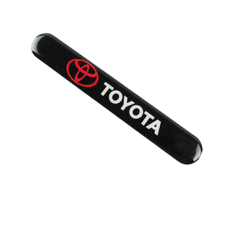 TOYOTA Black Car Door Rear Trunk Side Fenders Bumper Badge Scratch Guard Sticker New 4pcs - Image 15