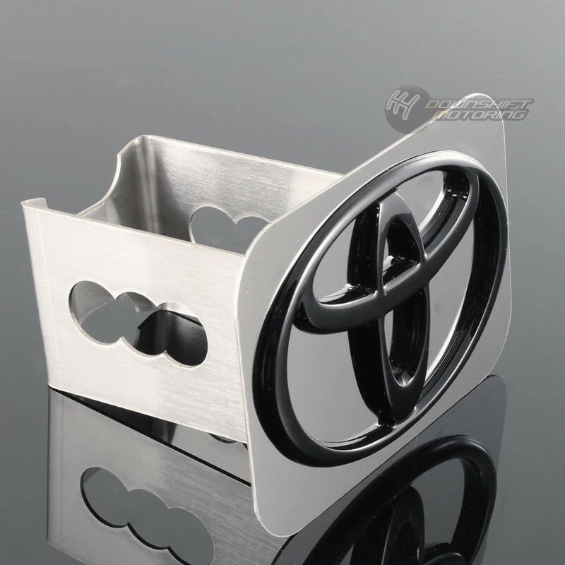 TOYOTA Black Logo Stainless Hitch Cover Plug Cap For 2" Trailer Tow Receiver - Image 3