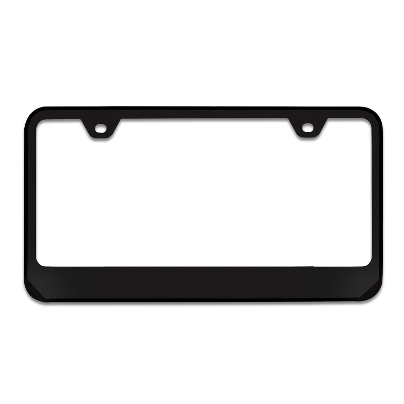 Toyota Stainless Steel OFFICIAL LICENSED Laser Etched License Plate Black Frame - SP.TOY.UB - Image 3