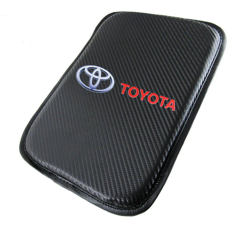 Toyota Carbon Fiber Look Armrest Cushion - Image 2