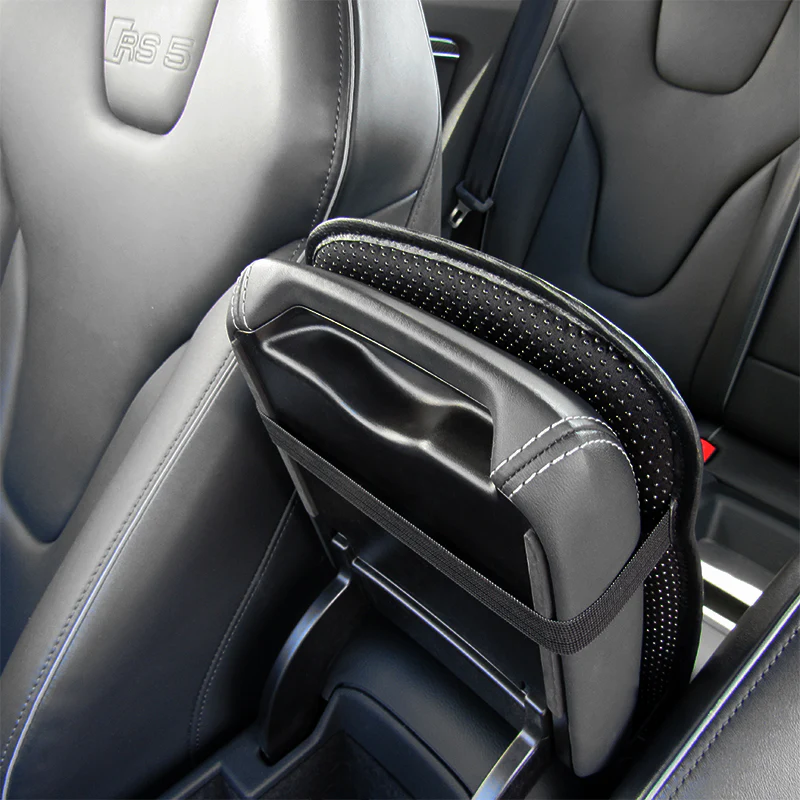 Toyota Carbon Fiber Look Embroidered Armrest Cushion - Image 4