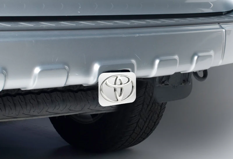 TOYOTA Chrome 3D Logo Stainless Steel Hitch Cover Plug Cap For 2" Trailer Tow Receiver - Image 2