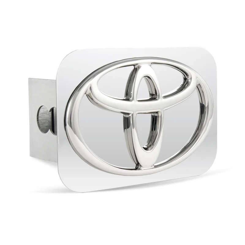 TOYOTA Chrome 3D Logo Stainless Steel Hitch Cover Plug Cap For 2" Trailer Tow Receiver - Image 4
