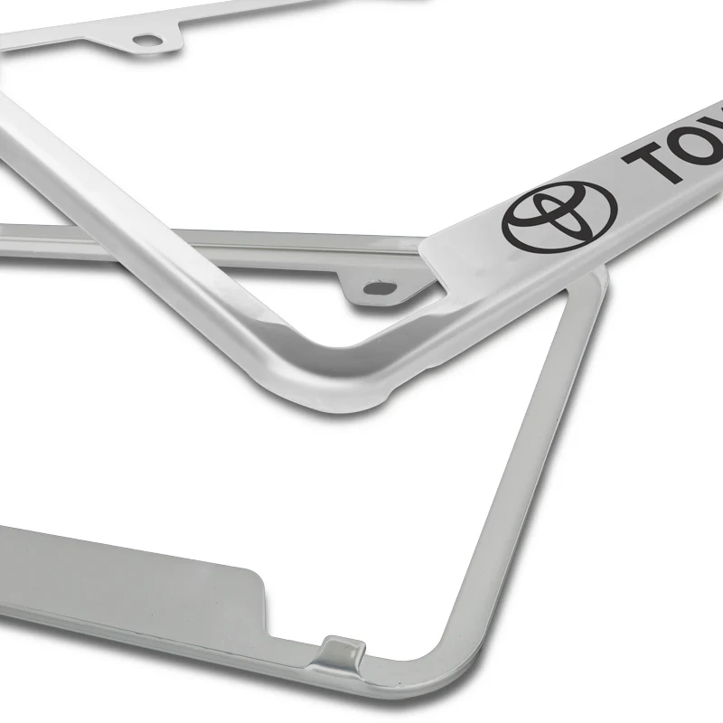 Toyota Chrome Stainless Steel Laser Etched License Plate Frame - GF.TOY.EC - Image 5