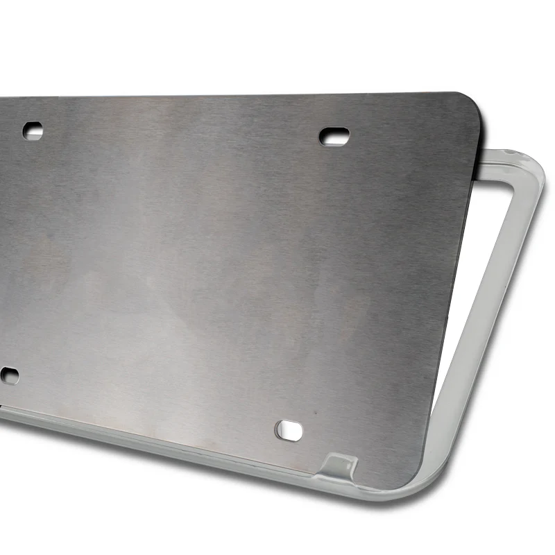 Toyota Chrome Stainless Steel Laser Etched License Plate Frame - GF.TOY.EC - Image 8