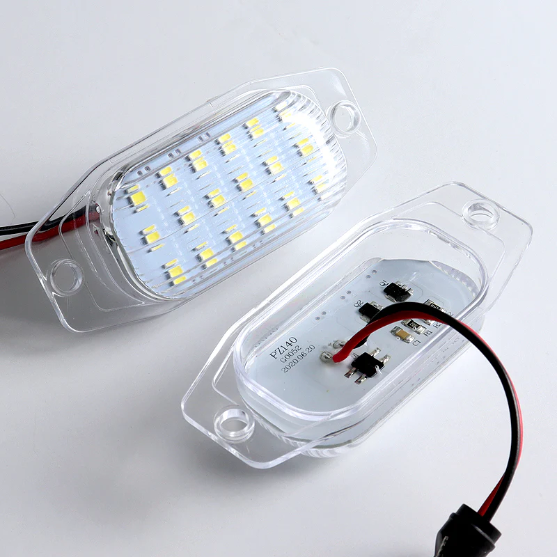 Toyota Cruiser Land Cruiser / Lexus LX450 White 18-SMD LED License Plate Lights (2pcs) - Image 2