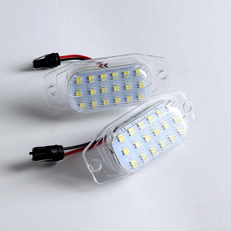 Toyota Cruiser Land Cruiser / Lexus LX450 White 18-SMD LED License Plate Lights (2pcs) - Image 4