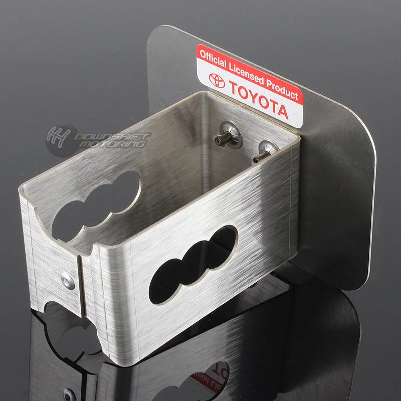 TOYOTA Gun Metal 3D Black Pearl Logo Stainless Steel Hitch Cover Plug Cap For 2" Trailer Tow Receiver - Image 2
