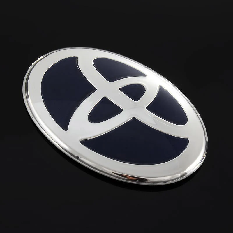 Toyota Navy Blue Steering Wheel Emblem Sticker - Image 4