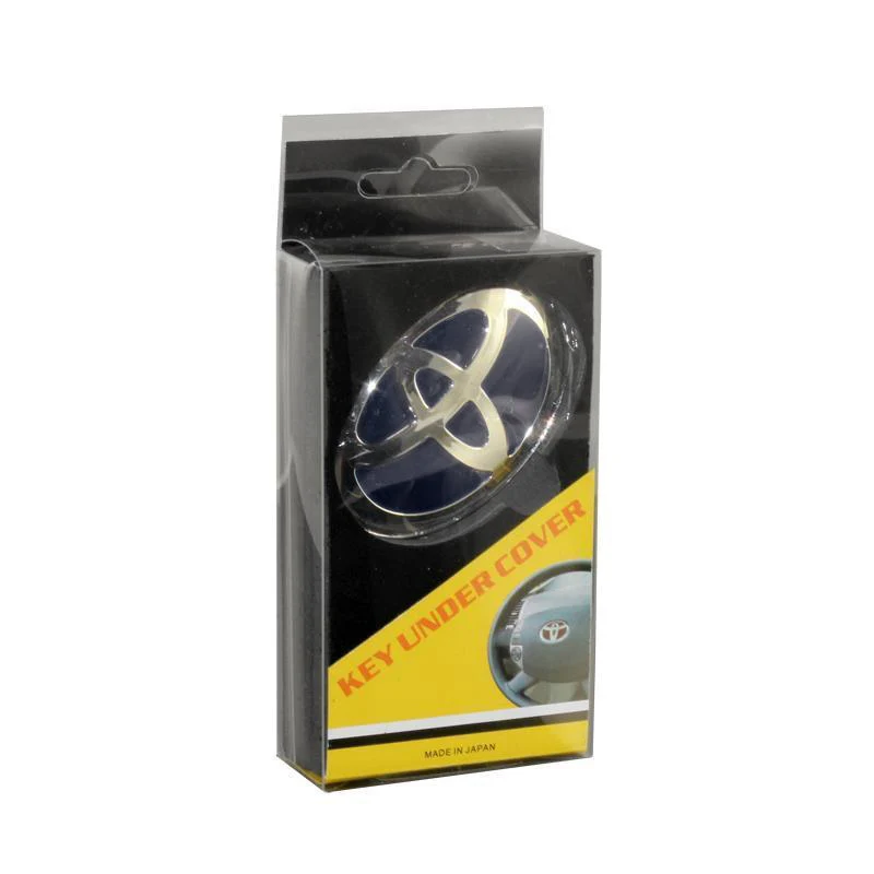 Toyota Navy Blue Steering Wheel Emblem Sticker - Image 5