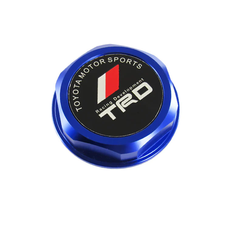 Toyota NEW JDM Blue TRD Engine Oil Filler Cap Aluminum Billet COROLLA TC XA XB CAMRY Sienna Celica - Image 2