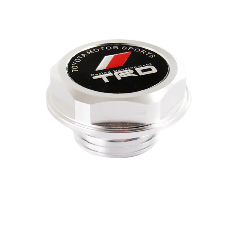 Toyota NEW JDM Silver TRD Engine Oil Filler Cap Aluminum Billet COROLLA TC XA XB CAMRY Sienna Celica - Image 2
