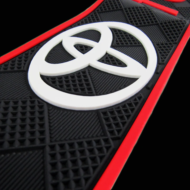 TRD TOYOTA Rubber Car Rear Bumper Protector Trunk Sill Guard Scratch Pad X1 - Image 2